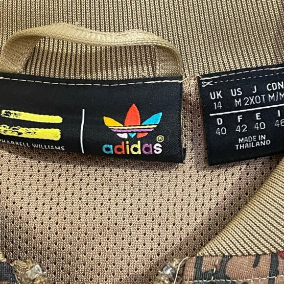 Adidas Pharrell Williams zip up track jacket Hu Hiking size medium unisex - Picture 4 of 8